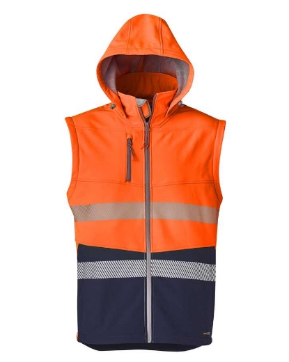 Picture of Syzmik, Unisex Streetworx 2 in 1 Stretch Softshell Taped Jacket